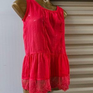 Epic threads red sleeveless blouse